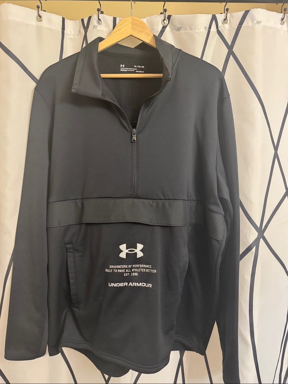 Under Armour Men’s Black Half-Zip Performance Pullover
